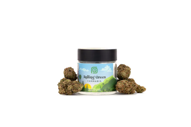 Rolling Green | Flower | Value Jar | 3.5g | Pink Certz