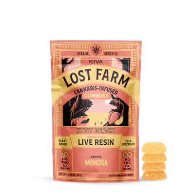 Juicy Peach x Mimosa - Live Resin Gummies