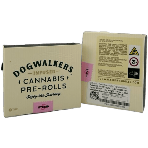 Pack (Infused) · 0.45g 5pk · 95 Cookies by Dogwalkers