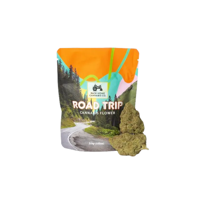 Back Home Cannabis | Flower | 3.5g | ROAD TRIP Rainbow Belts