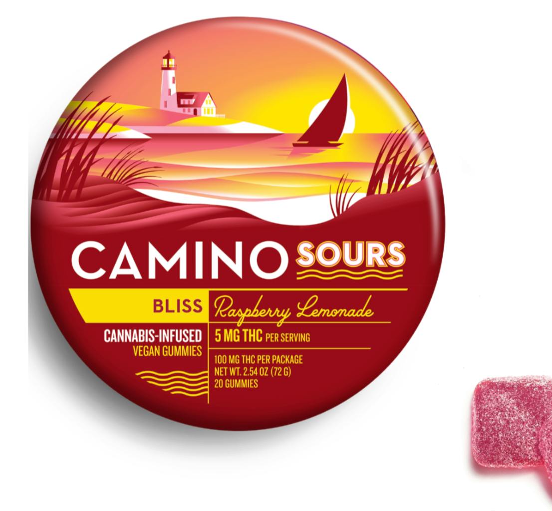 Gummies · 10mg 10pk · Sour Raspberry Lemonade by Camino