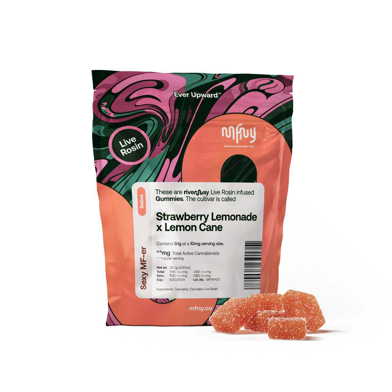 Live Rosin Gummies · 10mg 10pk · Grape X Grape Guava by MFNY