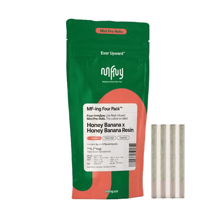 Pack (Infused) · 0.75g 4pk · Honey Banana x Honey Banana Live Resin by MFNY