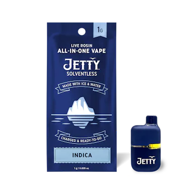 Jetty | Vape | 1g AIO | Live Rosin Dazed & Confused