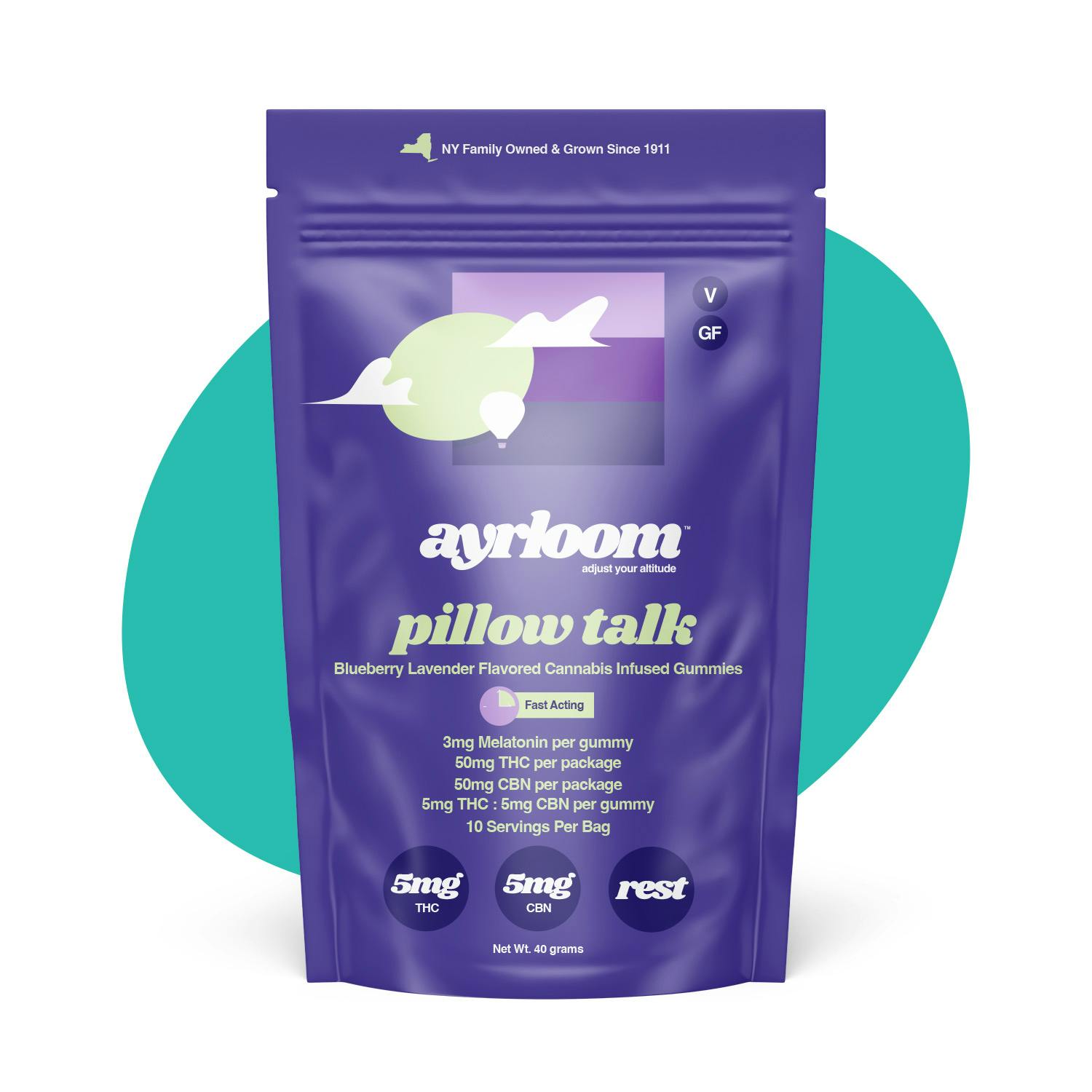 Gummies · 10mg 10pk · Pillow Talk by ayrloom
