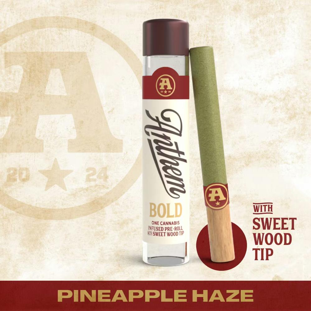 Single (Infused) · 1g · Pineapple Haze (Glass Tip) by Anthem