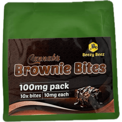 Baked Goods · 10mg 10pk · Chocolate Brownies by Beezy Beez