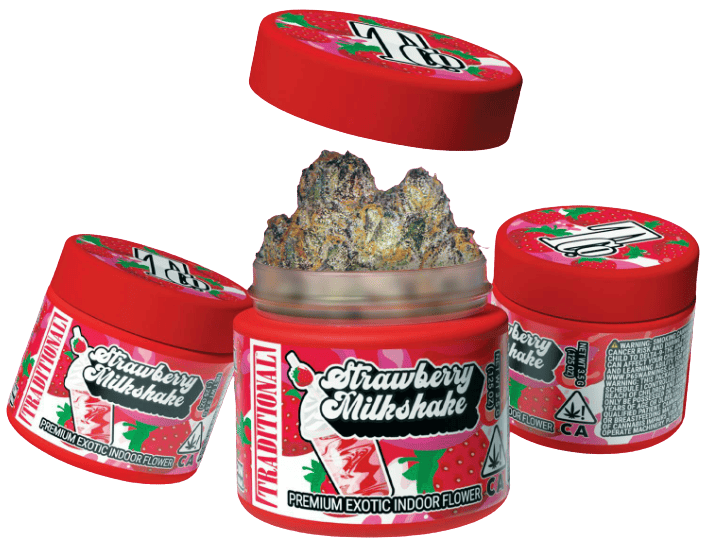 TRADITIONAL - INDOOR FLOWER - STRAWBERRY MILKSHAKE - 3.5G - 1/8oz in Barstow