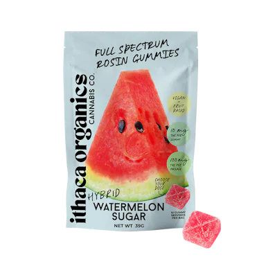 Ithaca Organics | Gummy | 10pk | 100mg | Rosin Watermelon Sugar
