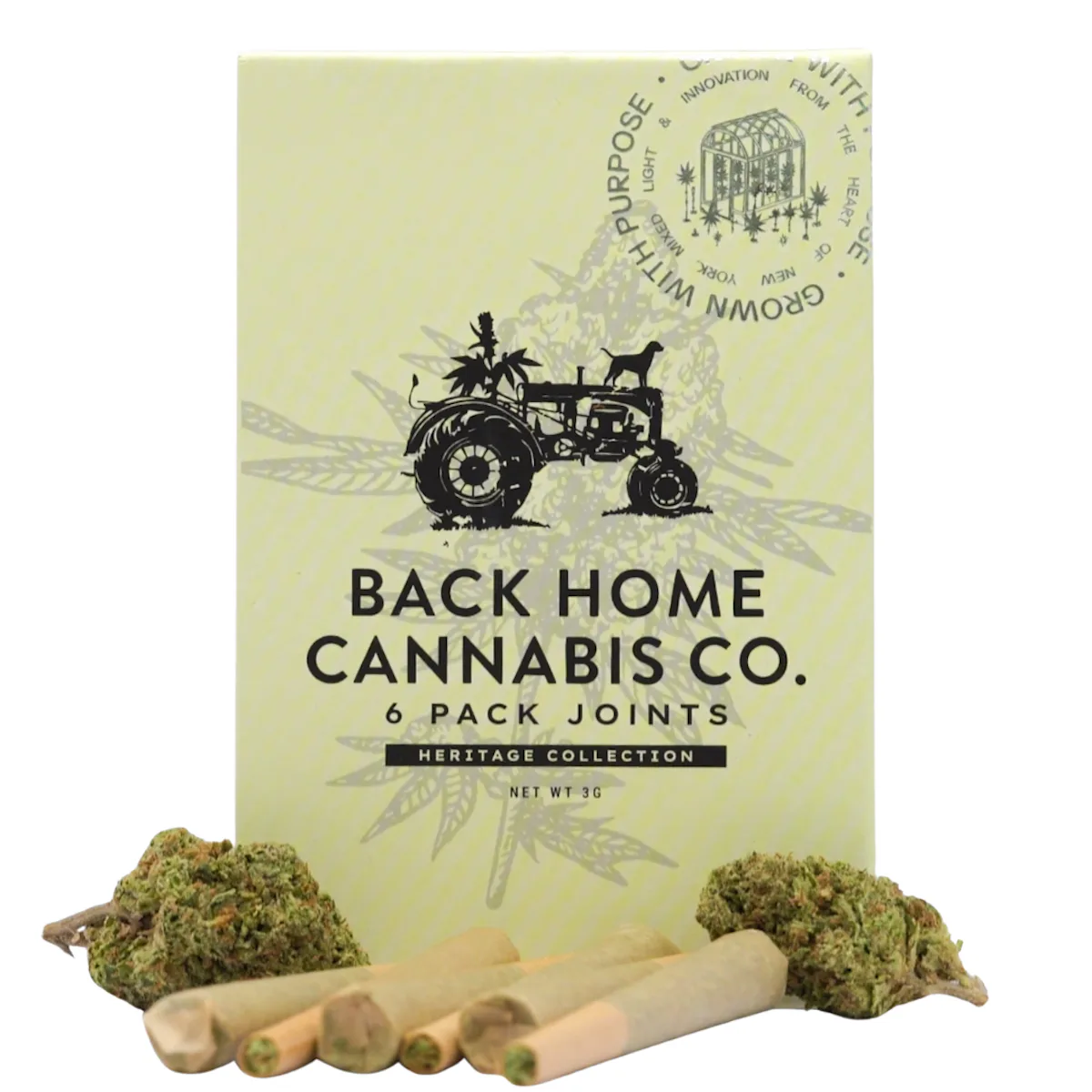 Back Home Cannabis | Preroll | 6pk | 3g | Super Lemon Haze