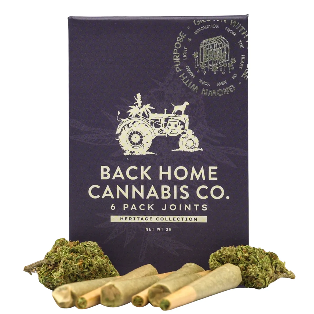 Back Home Cannabis | Preroll | 6pk | 3g | Gorilla Glue