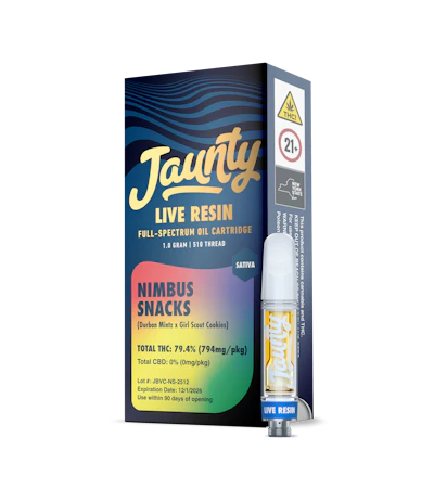 Nimbus Snacks Live Resin Cart