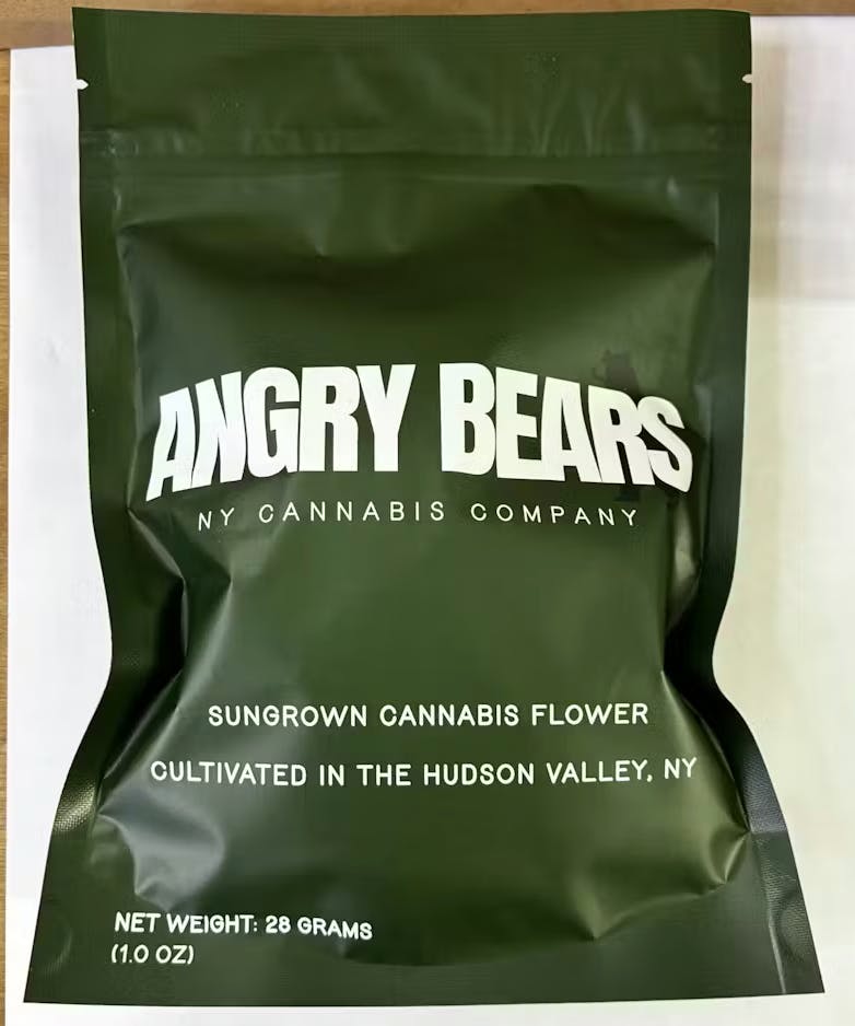 Angry Bears | Beary White Flower 28g - 1oz in Saratoga Springs