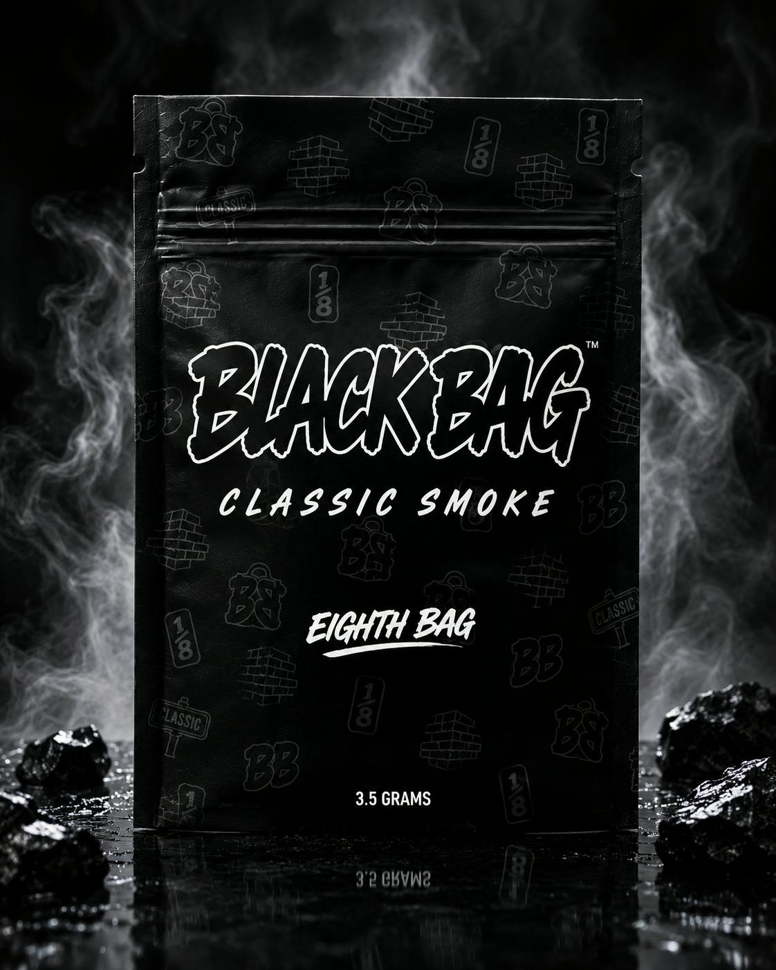 Black Bag - HiFlyer - 3.5G - 1/8oz in Mount Holly