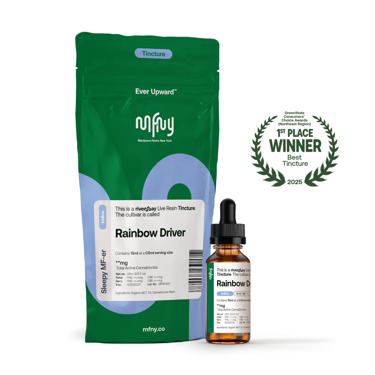 MFNY | Tincture | Live Resin Rainbow Driver
