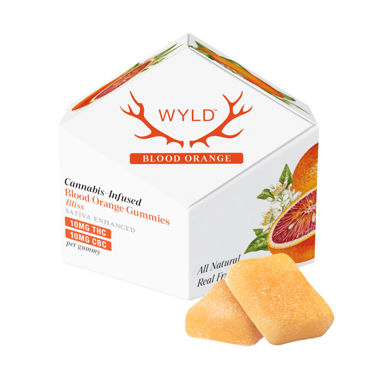 Blood Orange - 1:1 CBC:THC Gummies