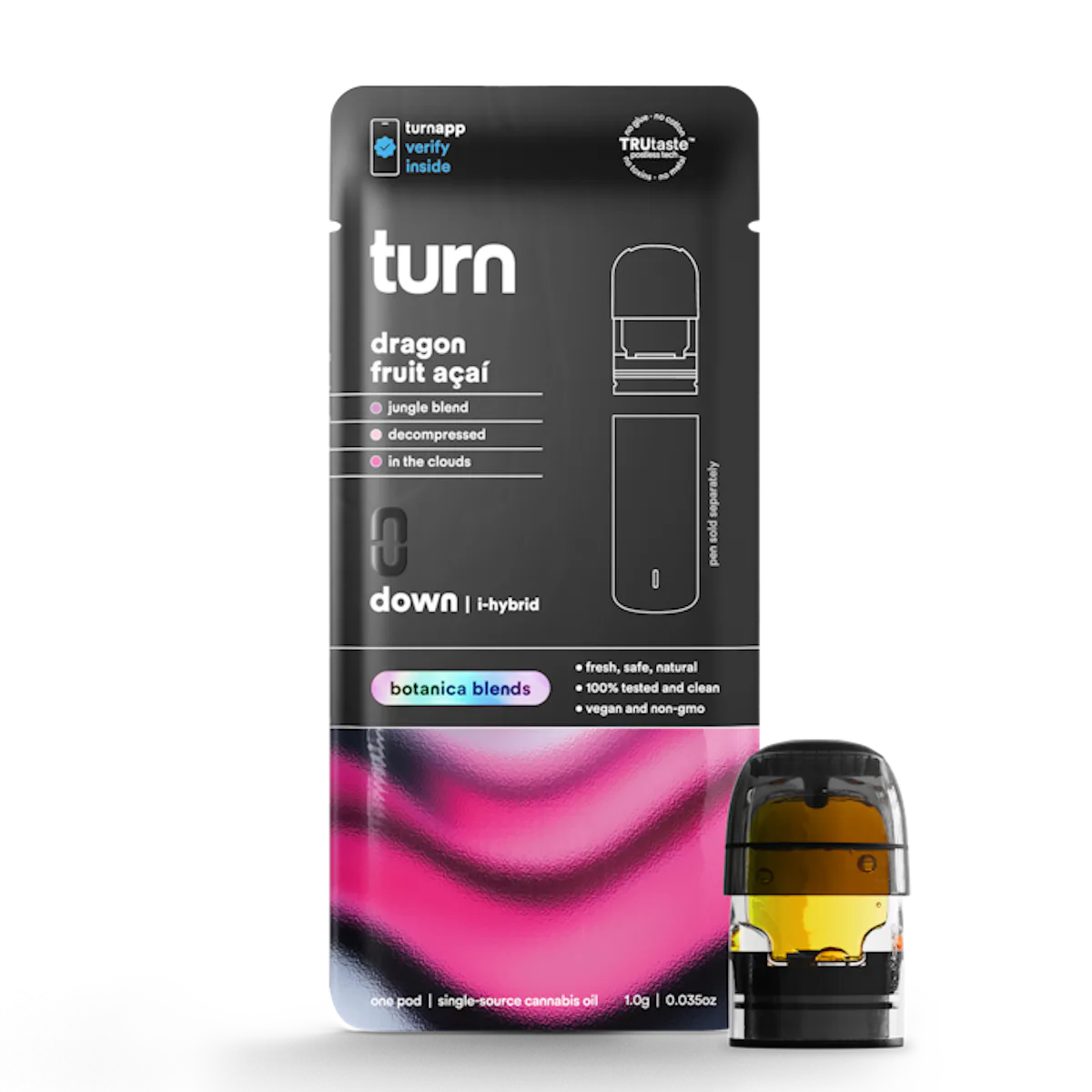 Turn | Vape | 1g Pod | Dragon Fruit Acai