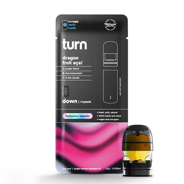 Turn | Vape | 1g Pod | Dragon Fruit Acai