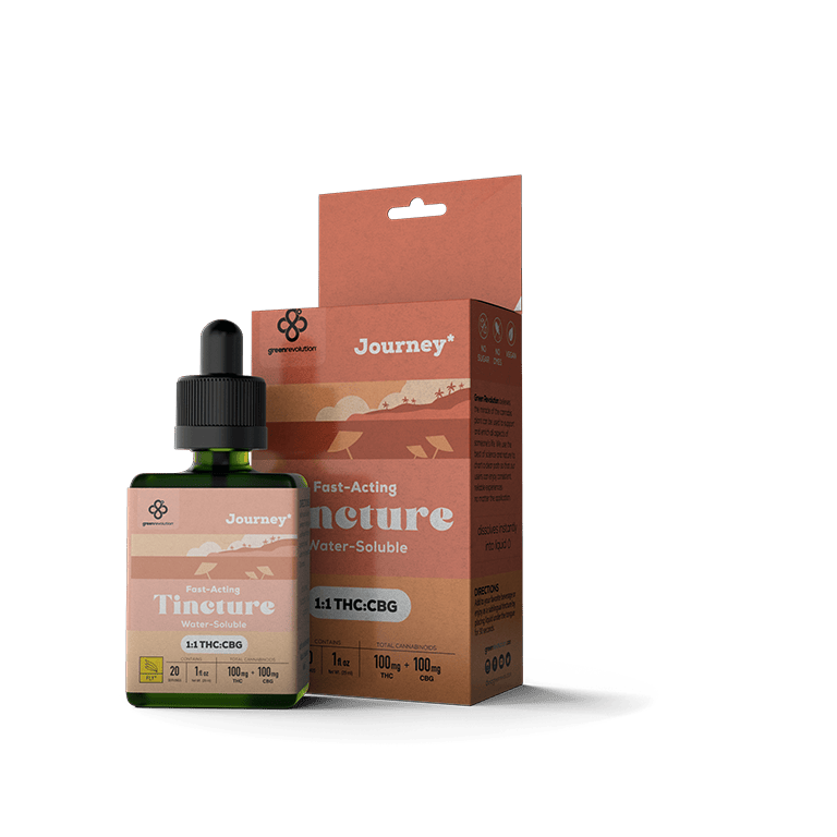 Eex - Journey 1:1 THC:CBG / Tincture Drops Sativa 100mg