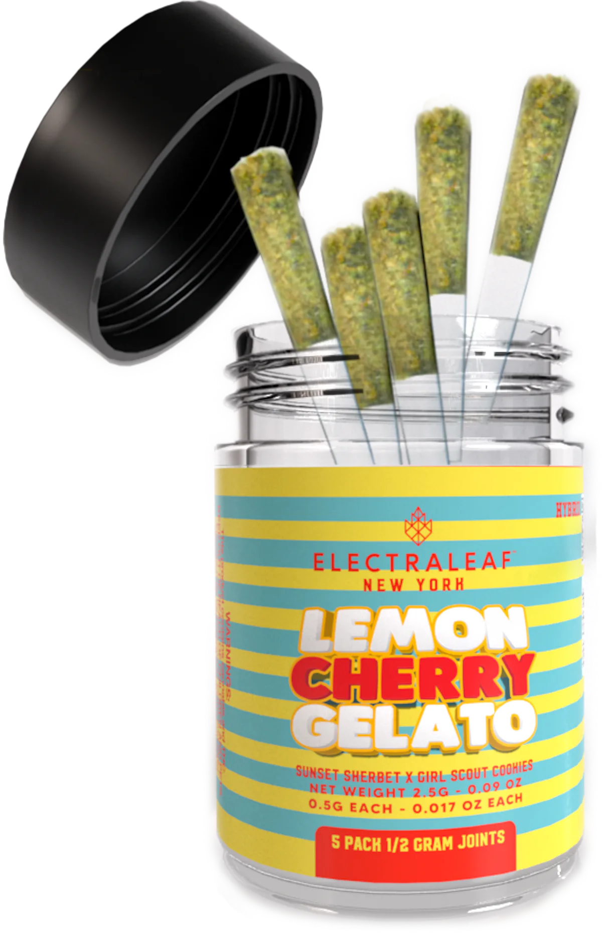 Electraleaf | Preroll | 5pk | 2.5g | Lemon Cherry Gelato