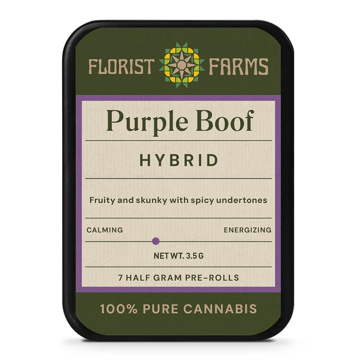 Florist Farms | Preroll | 7pk | 3.5g | Purple Boof