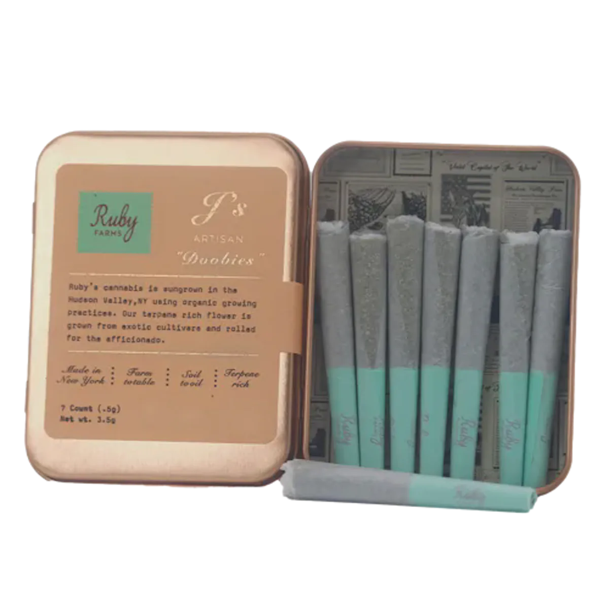 Ruby Farms | Preroll | 7pk | 3.5g | Ghost Train Haze #2 Doobies