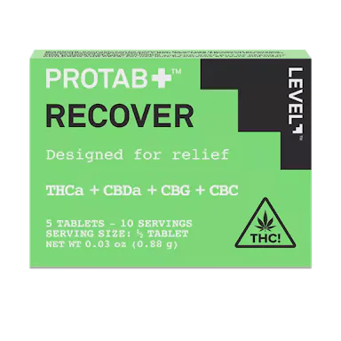 LEVEL Protab | 5pk | 5mg | (THCA:CBDA:CBG:CBC:THC) Recover