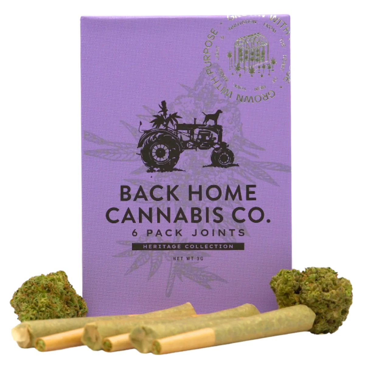 Back Home Cannabis | Preroll | 6pk | 3g | Northern Lights