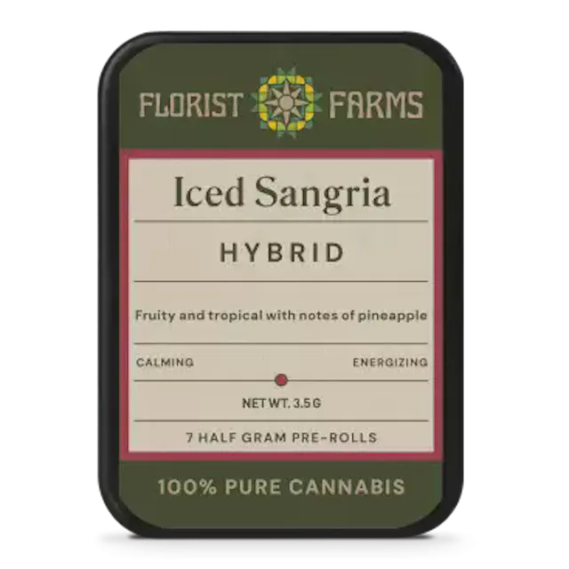Florist Farms | Preroll | 7pk | 3.5g | Iced Sangria