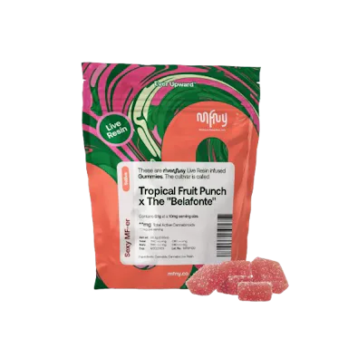 MFNY | Gummy | 10pk | 100mg | Live Resin Tropical Fruit Punch x The Belafonte