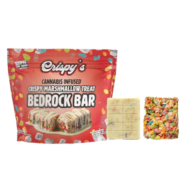 Crispys | Marshmallow Treat | 100mg | Bedrock Bar