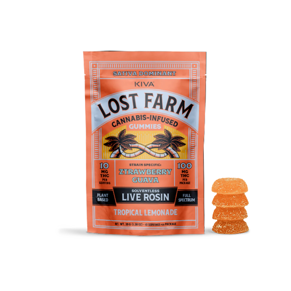 Tropical Lemonade x Ztrawberry Guava - Live Rosin Gummies