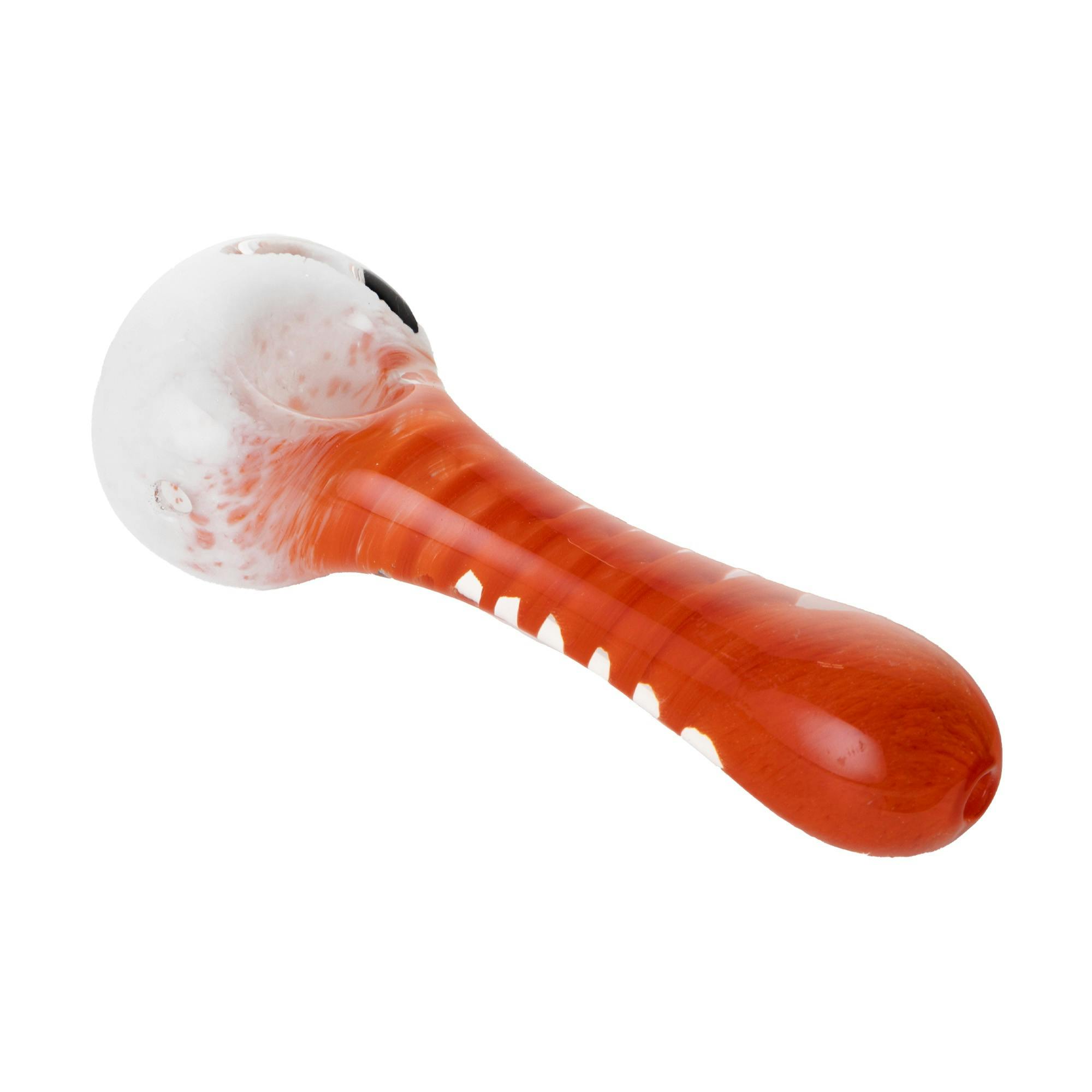 Io Twist White Frit With Orange Spoon