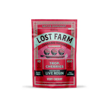 Lost Farm | Gummy | 10pk | 100mg | Live Rosin Very Cherry x Trop. Cherries
