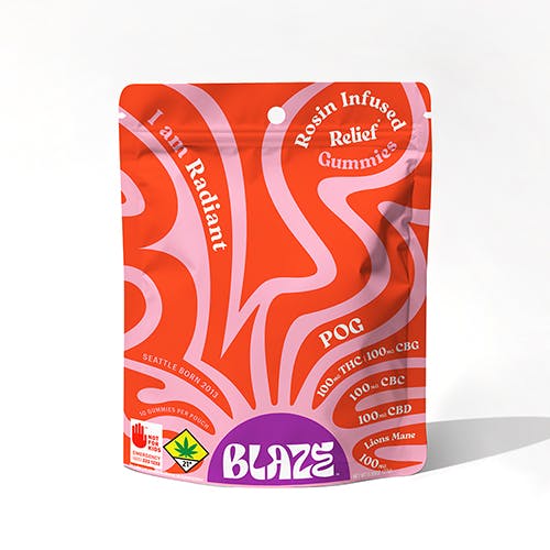 EH - Pineapple Orange Guava POG 1:1:1:1 (Blaze) Rosin Gummy's 400mg