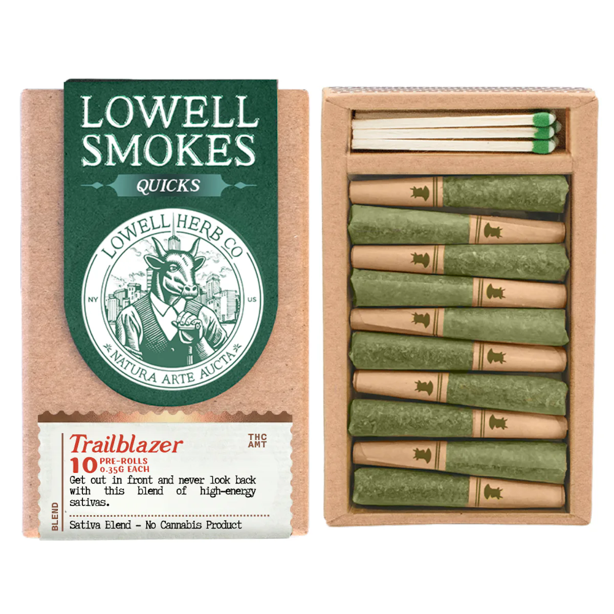 Lowell | Preroll | 10pk | 3.5g | Trail Blazer