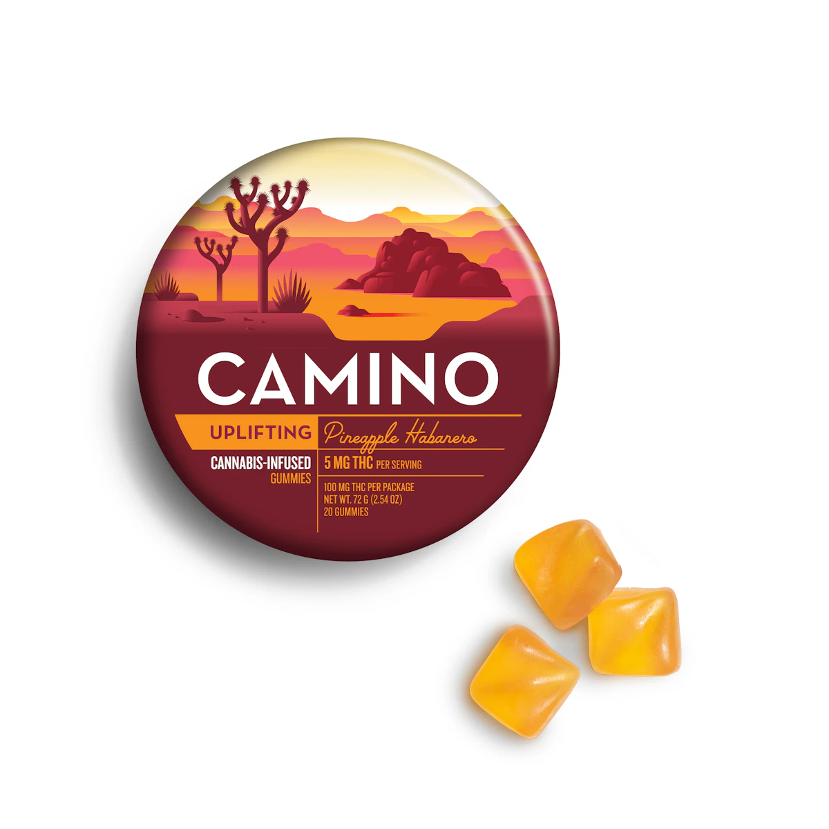 Pineapple Habanero Gummies - Uplifting