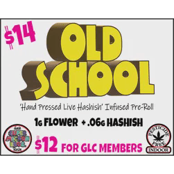 Hand Pressed Hashish / Old School Glazed Grape Pie
