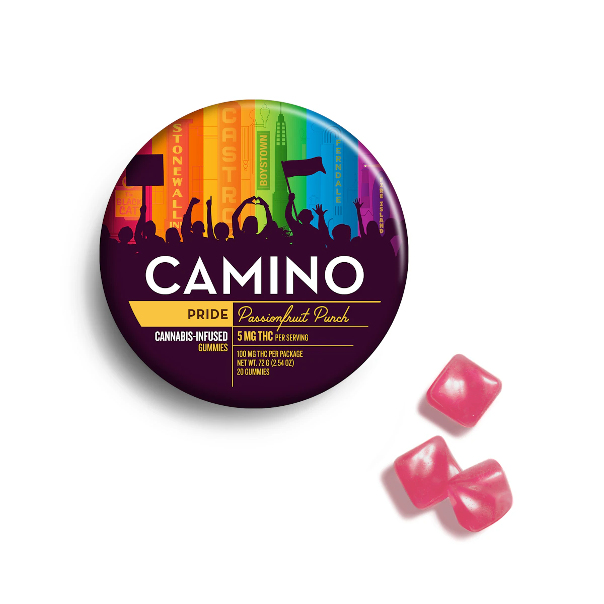 Pride Passionfruit Punch Gummies