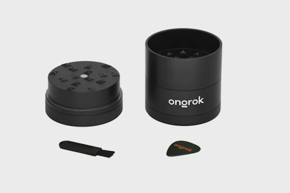 Rolling Accessories · 2.5" 5-piece Grinder · Black by ONGROK