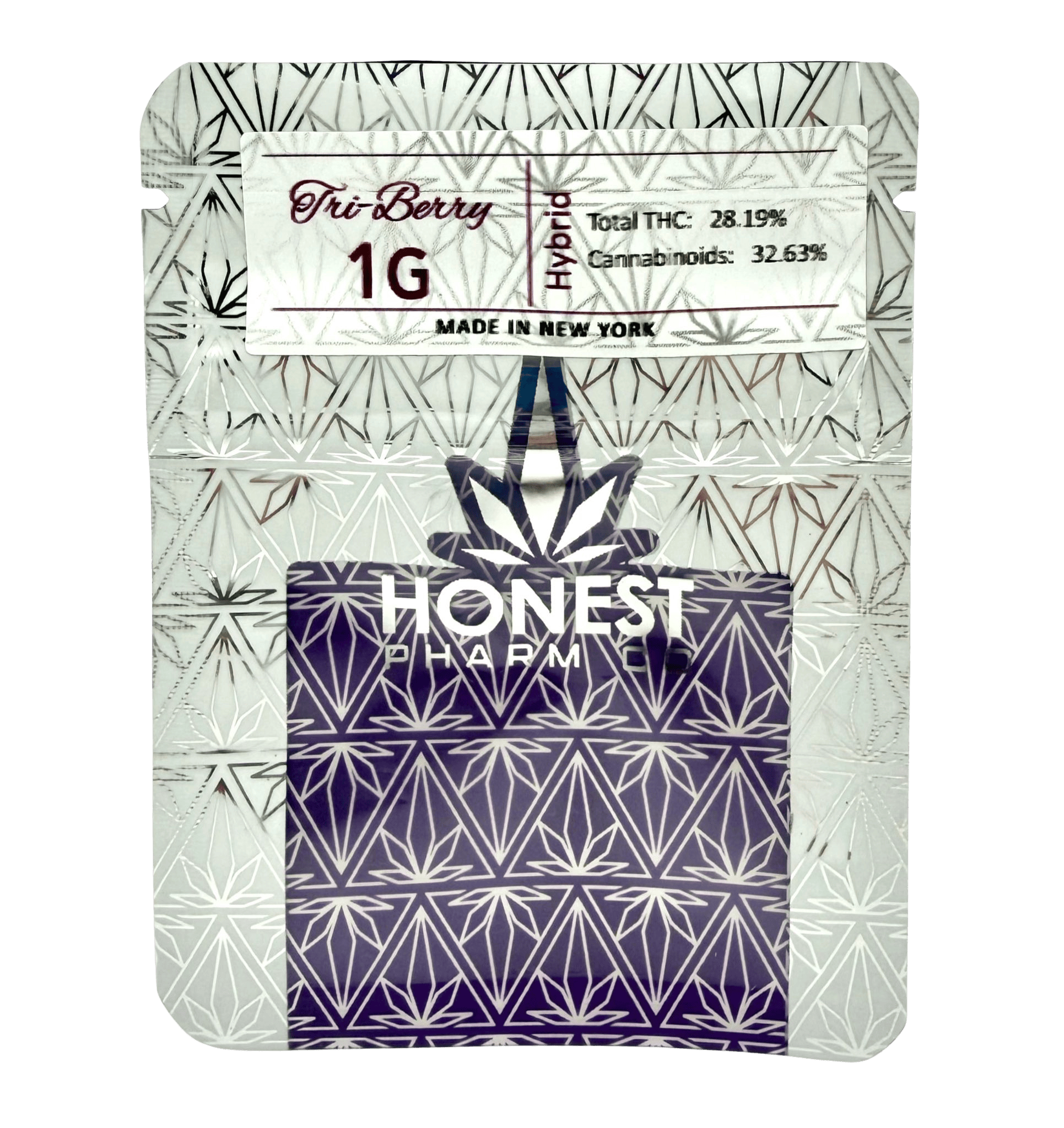 Whole Buds · 1g · Tri-Berry by Honest Pharm