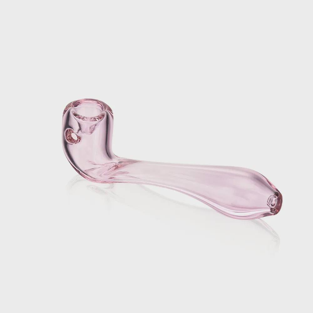 5 .7 in. · Sherlock Hand Pipe · Baby Pink by EG Glass