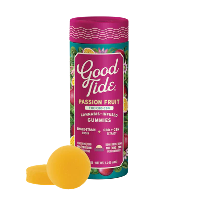 Passion Fruit (THC:CBD:CBN 1:1:1) Rosin Gummies