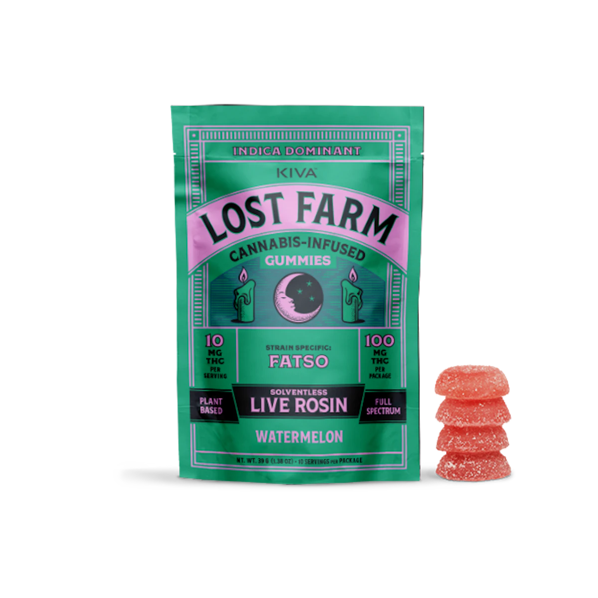 Watermelon x Fatso Live Rosin Gummies