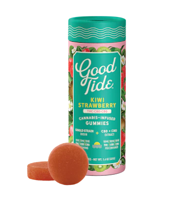 Kiwi Strawberry (THC:CBD:CBG 1:1:1) Rosin Gummies