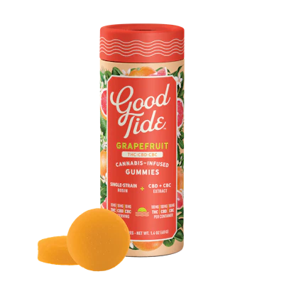 Grapefruit (THC:CBD:CBC 1:1:1) Rosin Gummies
