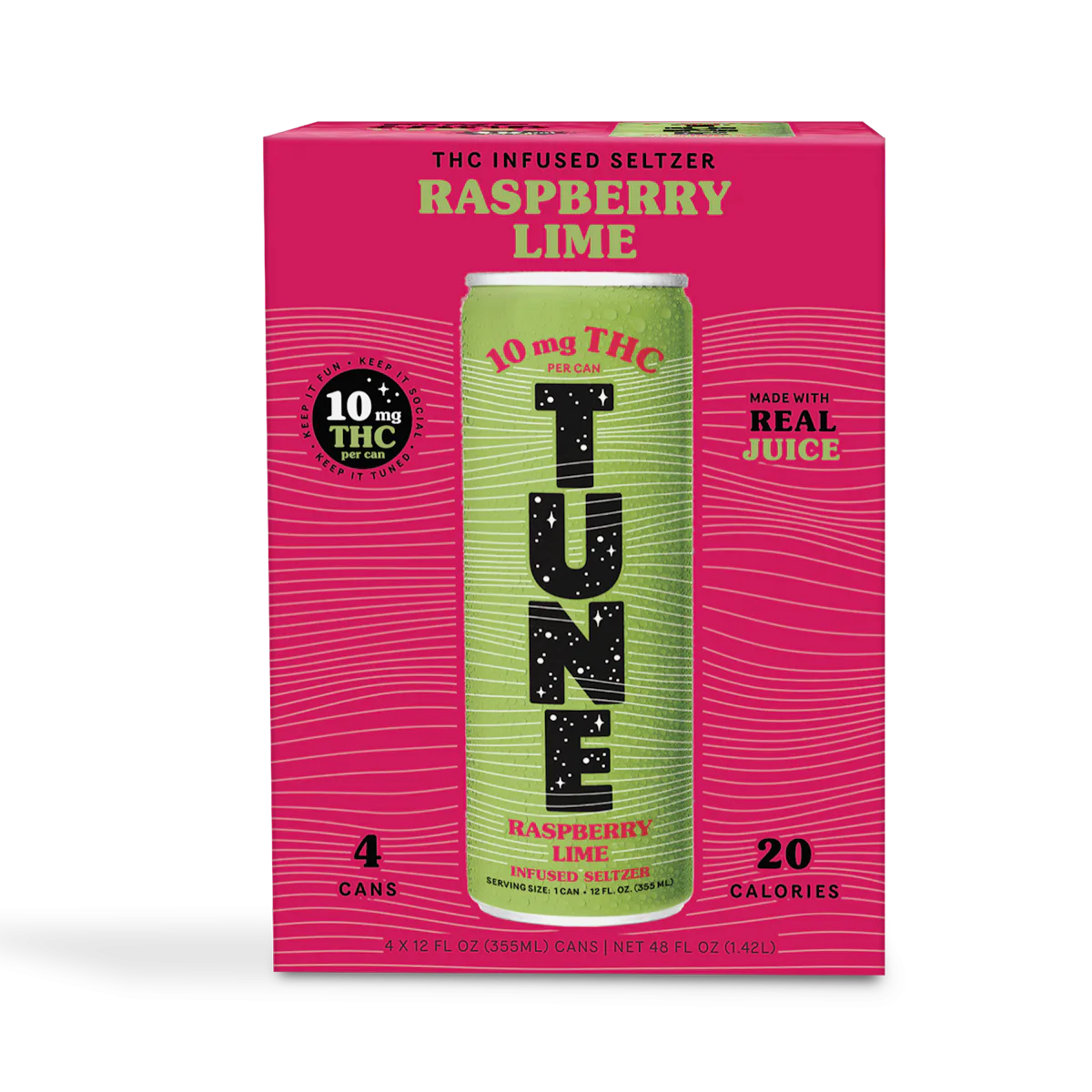 Tune | Beverage | 4pk | Raspberry Lime