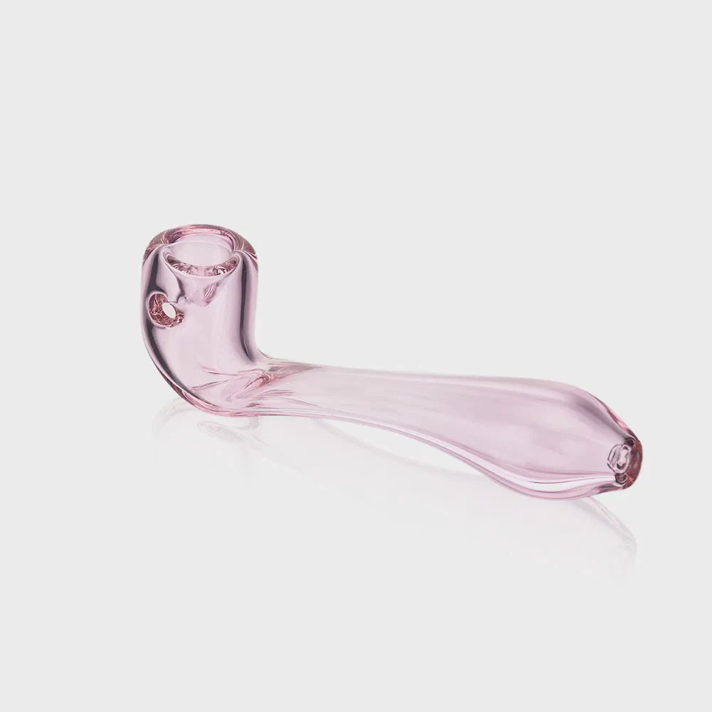 5 .7 in. · Sherlock Hand Pipe · Baby Pink by EG Glass