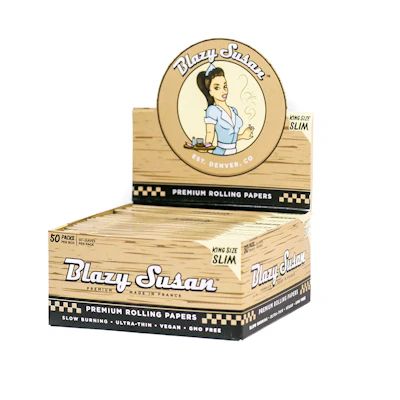 Blazy Susan | King Size Unbleached Papers | Rolling Papers