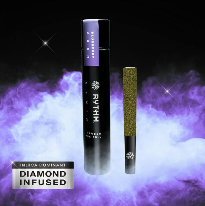 Single (Infused) · 1g · Blueberry Kush by Rythm